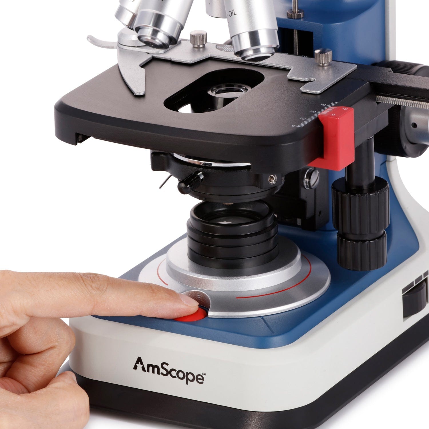Microscope Compound 40X - Mikroskop Binokuler Senyawa AmScope 40X-2500X untuk