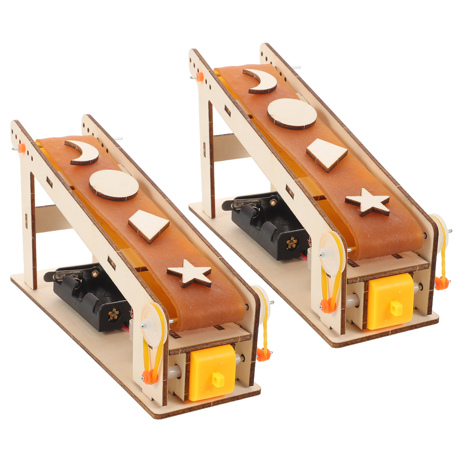 Science Project Kit - 2Pcs Kit Perakitan Sabuk Konveyor Listrik
