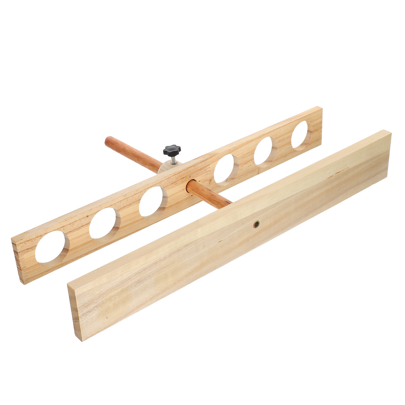 Science Experiment - Penyangga Corong Kayu 6 Lubang, Tinggi
