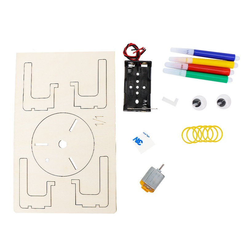 Robot Grafiti Getaran Listrik  - Science Project Kit ulasan dan harga