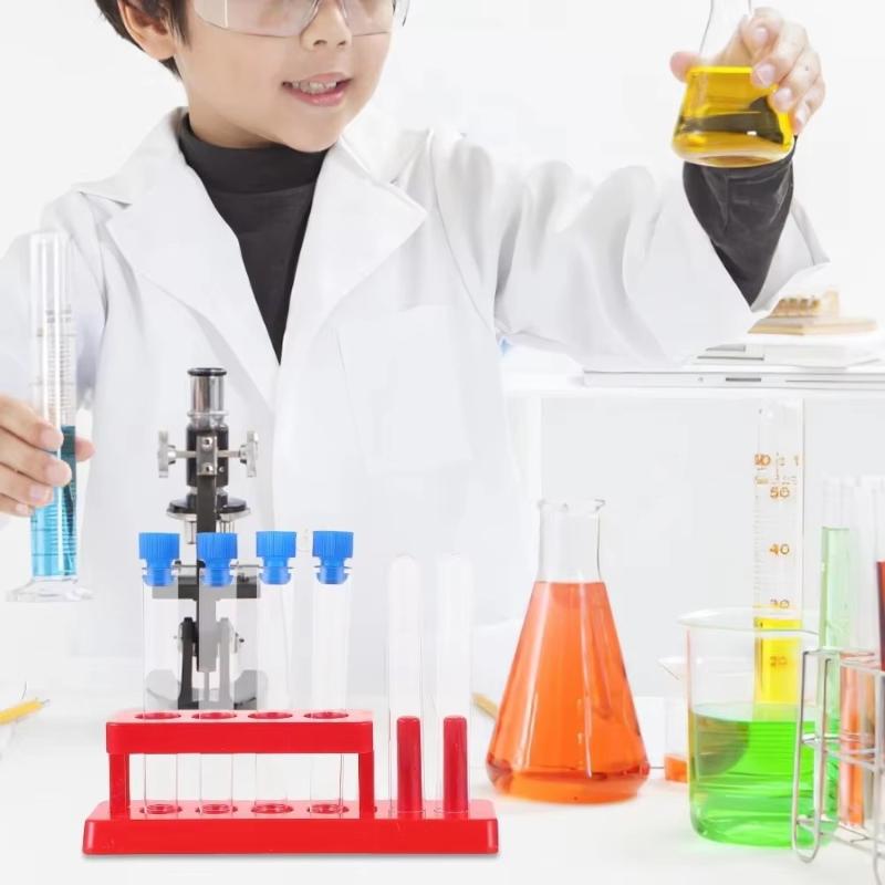 Rak Tempat Tabung Uji Plastik  - Science Experiment ulasan dan harga